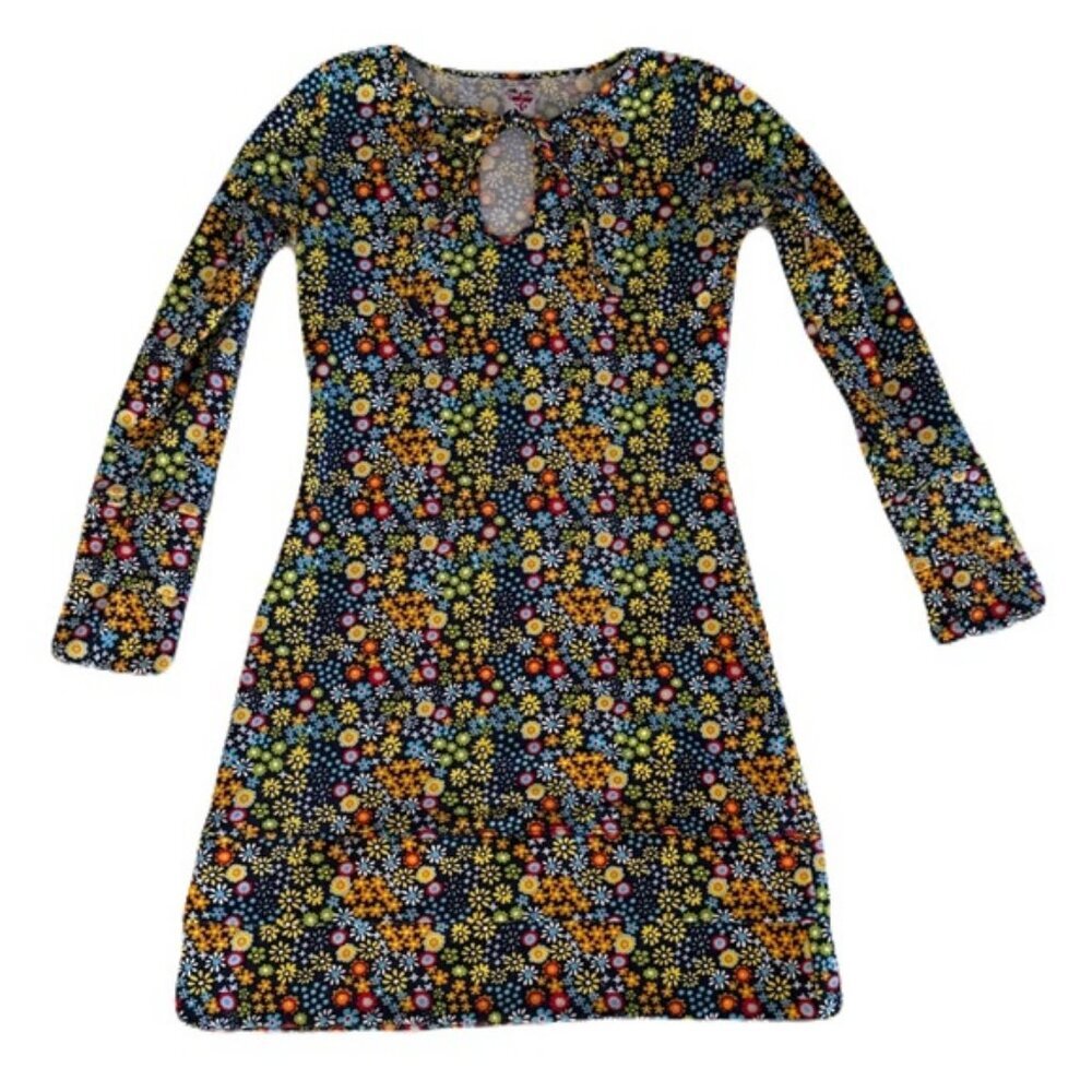 Flower Dress Retro Hippy Vintage Vibe Size Small